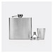 Flachmann-Set COWBOY,silber